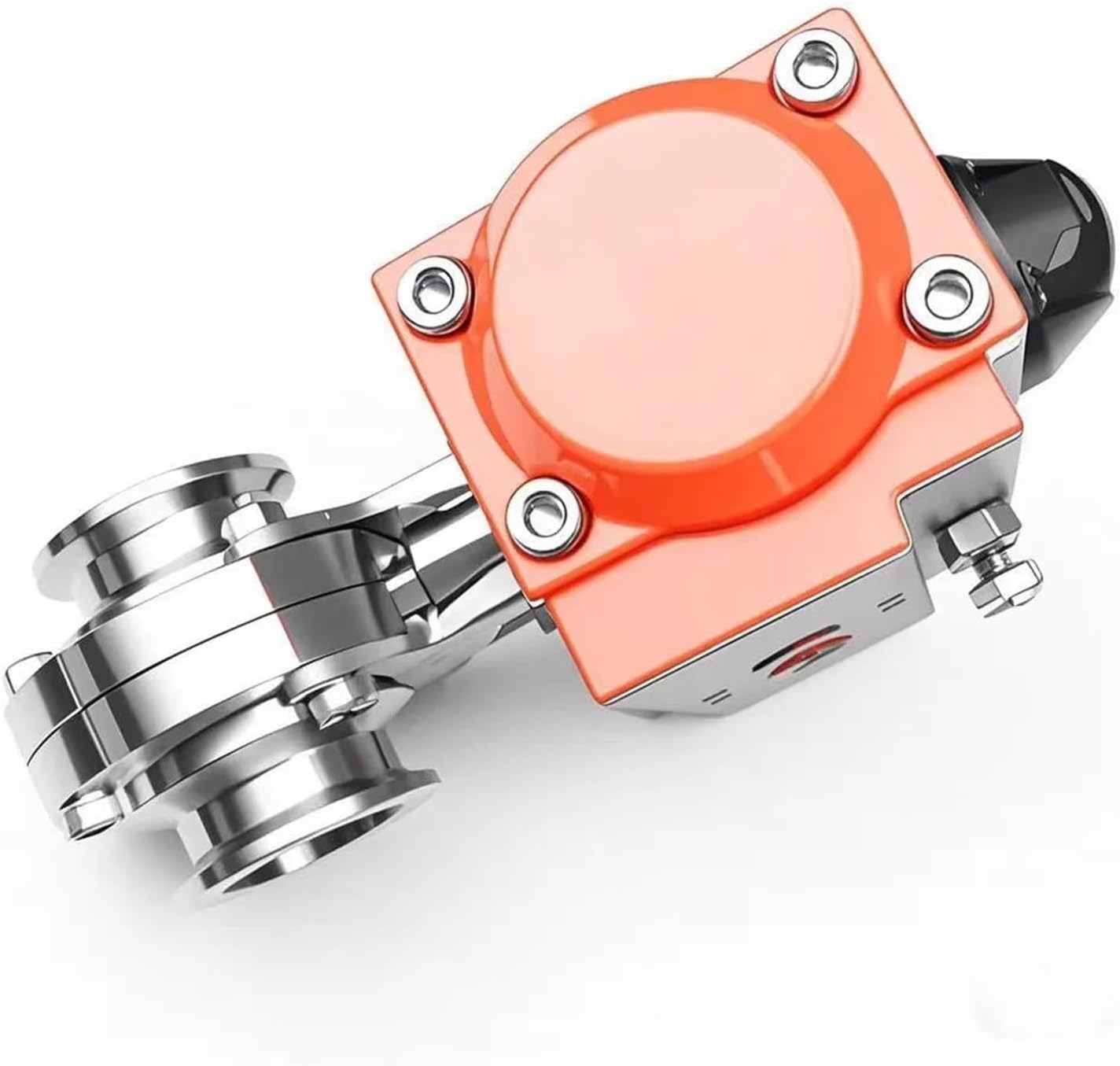 1/2" To 2" Tri Clamp Butterfly Valve Double Pneumatic Actuator Stainless Steel Air Operator(OD19)