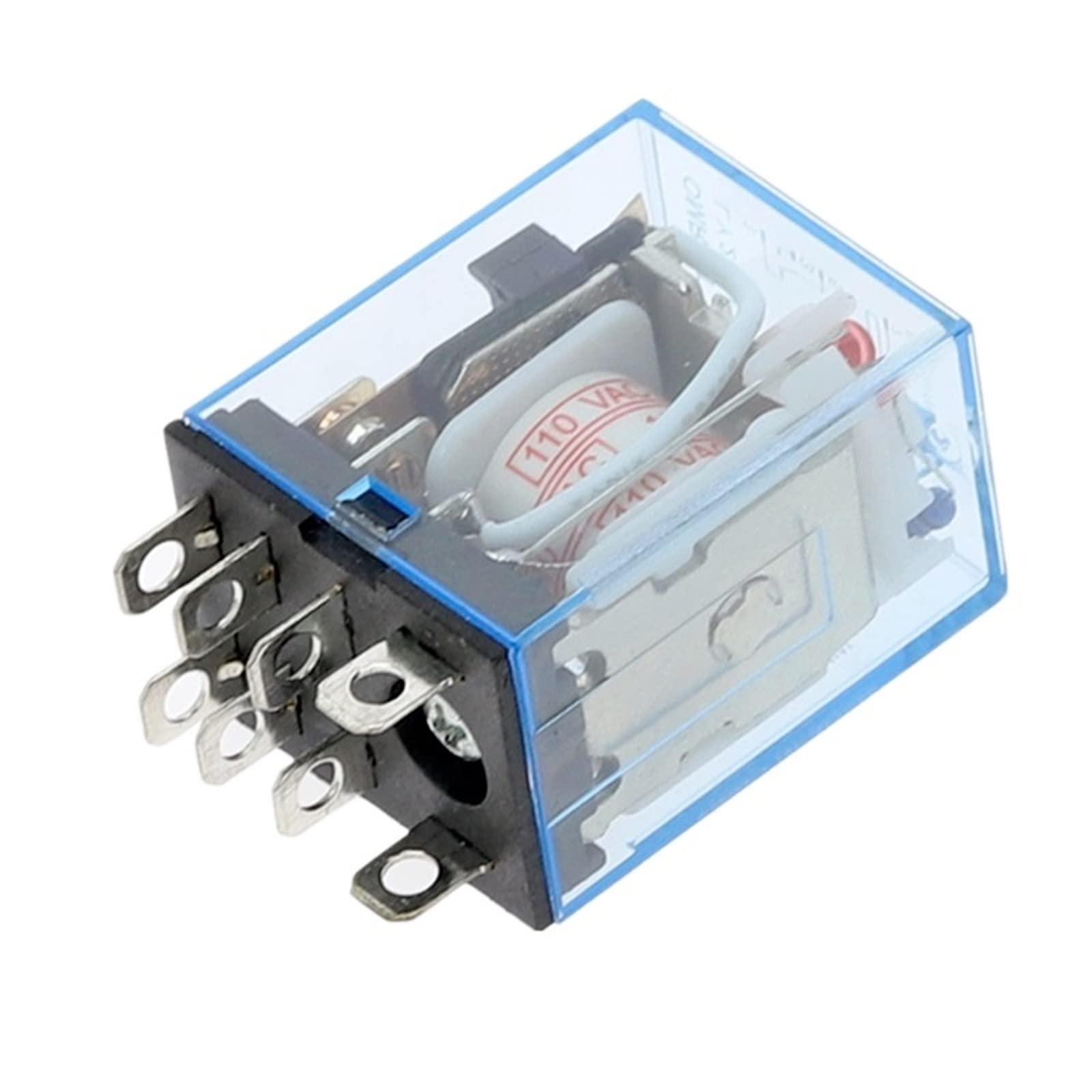 AERBNYEQP 1pcs General Purpose HH62P Electronic Micro Electromagnetic Relay LED Lamp 10A 8 Pins