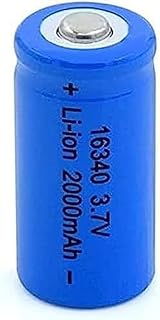 Rechargeable BatteryRechargeable Battery Rechargeable Batteries 3 7V 16340 2000Mah Blue Li-Ion Batteries Re 3 7V 2 Pieces