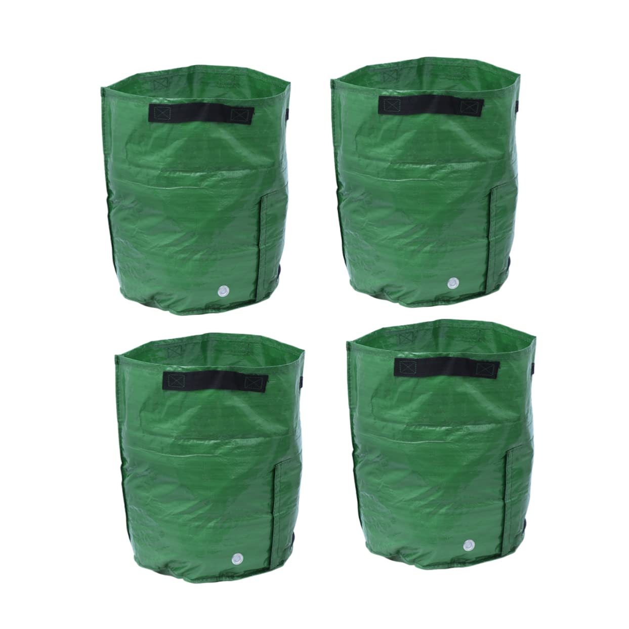 4 Piezas Bolsa De Maceta Planta De Jardin Bolsa De Crecimiento De Plantas Maceta para Patatas Bolsas De Cultivo De Maní Bolsa De Siembra De Vegetales Olla De Cubo Respirable