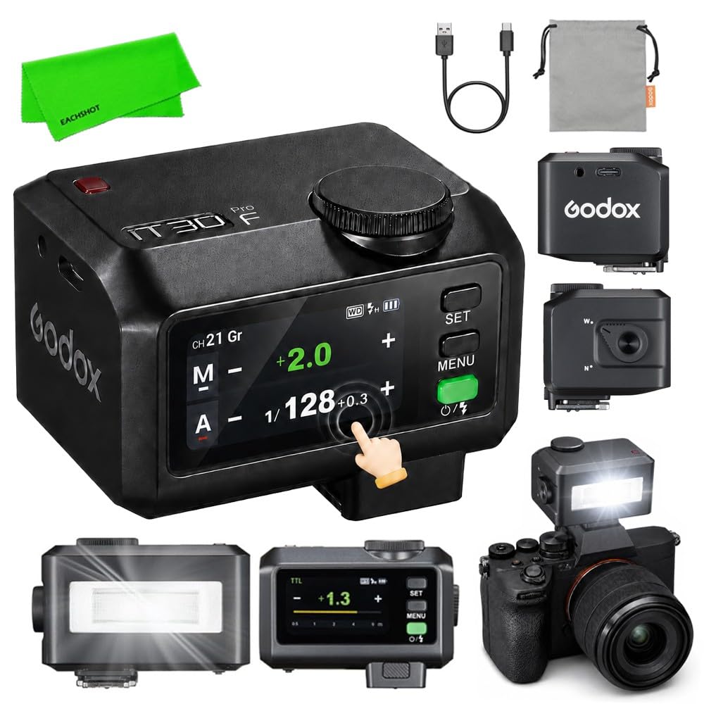 Amazon.com : Godox iT30Pro F TTL Mini Camera Flash for Fujifilm X