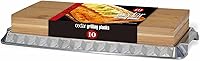 Vista 1 de TrueFire Tablones de cedro para parrilla de 7 x 16 pulgadas (paquete de 10) + bandeja de aluminio para servir, 16 pies