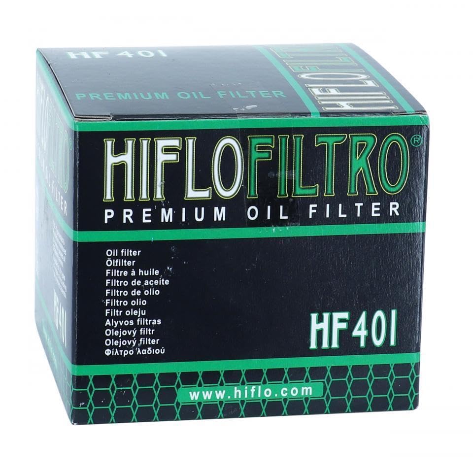 Filtre à Huile Hiflofiltro HF401 - Compatible Kawasaki ZR-7 750 (1999-2000) - 76x56mm - 3