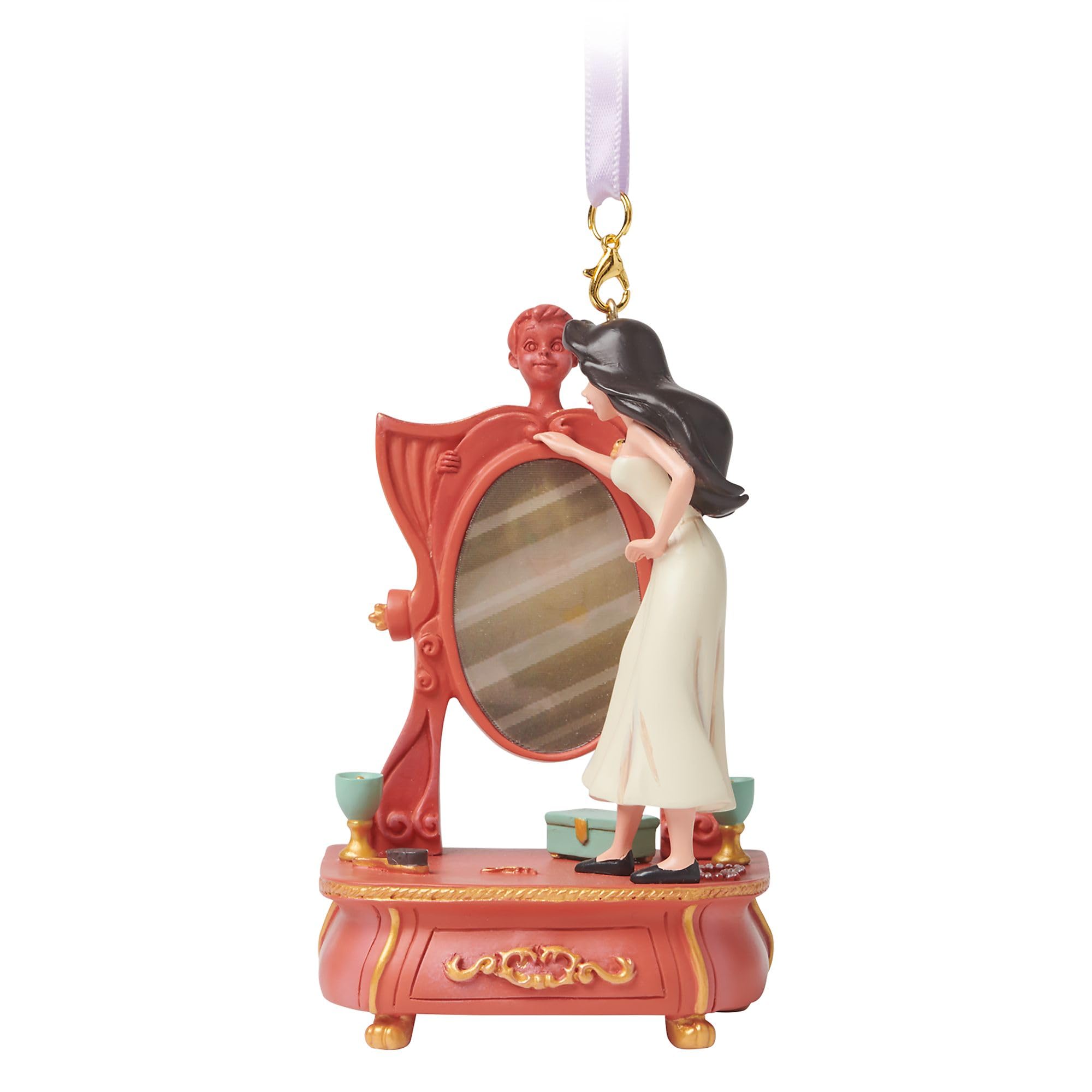 Disney Store Official Ursula as Vanessa Sketchbook Ornament, The Little Mermaid, 11cm/4.3”, Festive Seasonal Christmas Tree Hanging Decoration