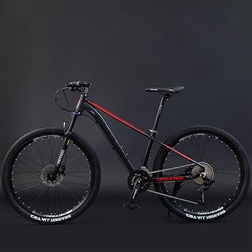 27.5 Inch Mountain Bike Bicycle for Teens Adults Men Women Aluminum Alloy Frame All Terrain Bike MTB Bike Bicycle Adjustable Seat Front and Rear Hydraulic Mechanical Disc Brake