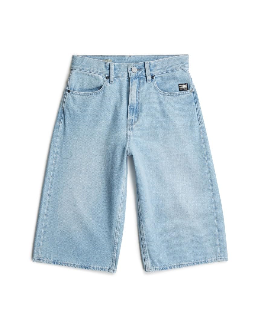 G-STAR Dakota Skater Shorts Pantalones Cortos, Azul (Sun Faded Air Force Blue D26584-01-c947), 10 años para niño