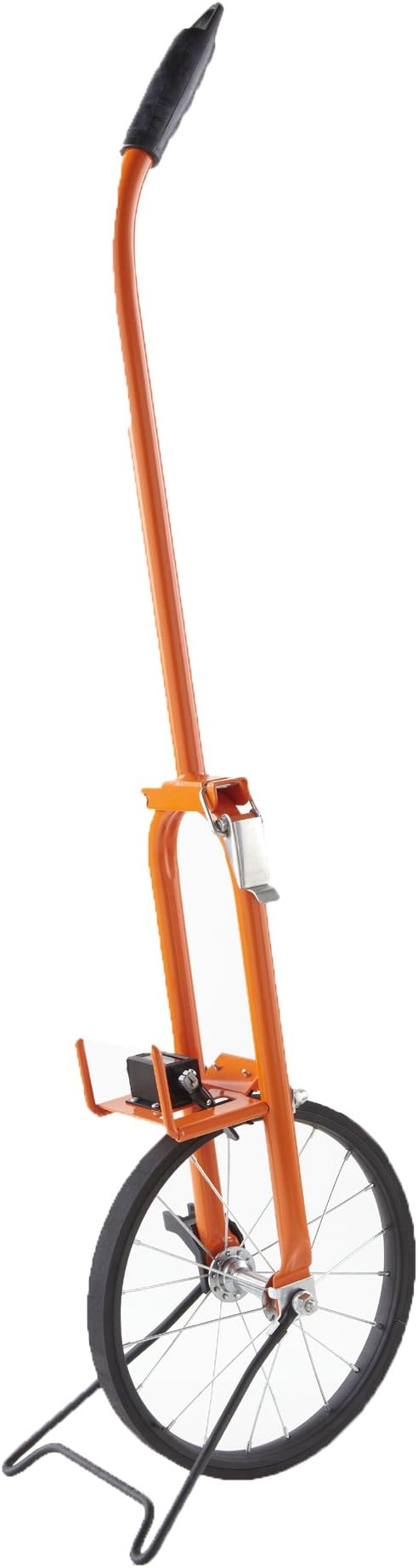 Keson MP301 Metal Frame Measuring Wheel with Spoked Wheel (Graduations: ft.), 11-1/2-Inch Diameter, Orange