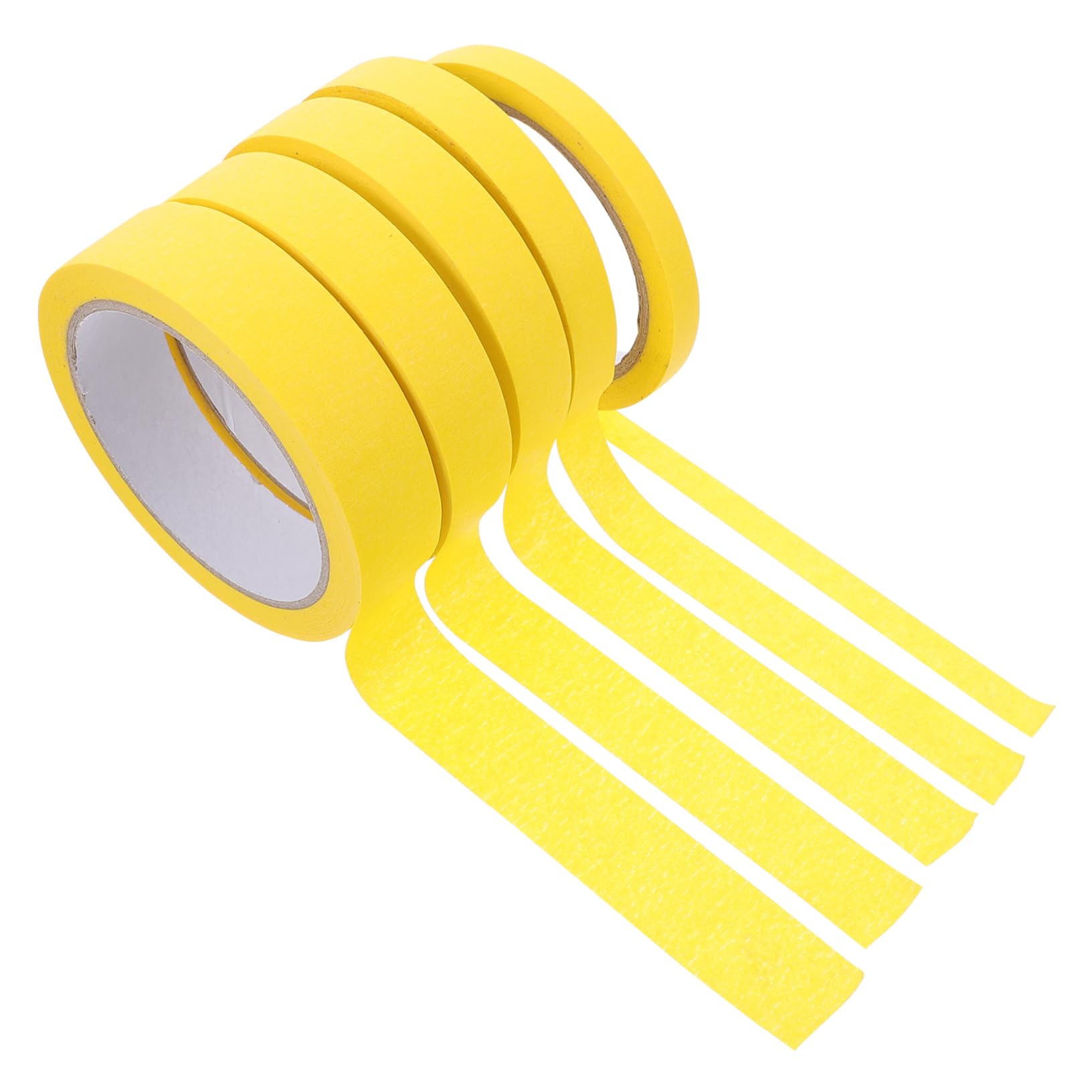 NUOBESTY 3 Sätze Abdeckband Dünnes Klebeband Papierband Möbelband Farbband Dickes Klebeband Für Die Automobil Und Möbelbearbeitung Möbelklebeband Krepppapier Gelb 5 Rollen * 3