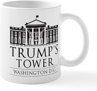 CafePress Trump's Tower Mug 11 oz (325 ml) Ceramic Coffee Mug