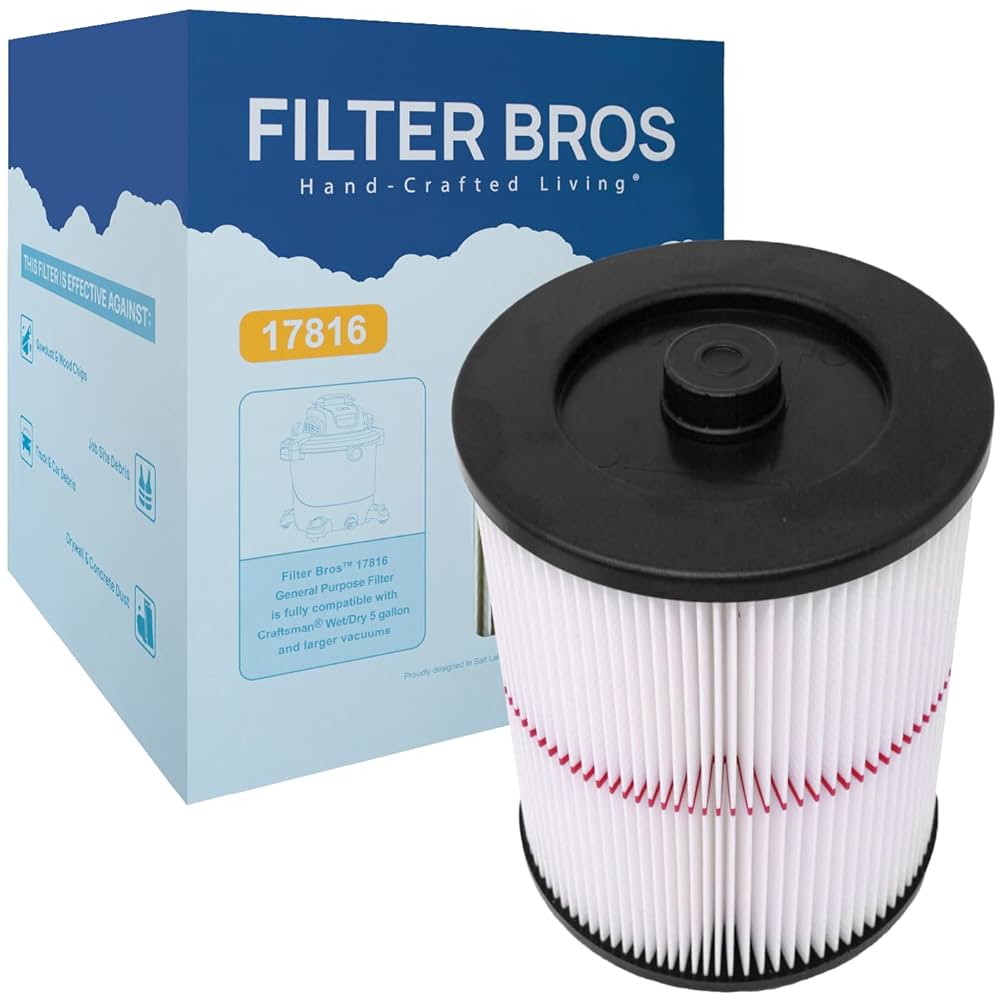 Filter Bros 17816 Red Stripe Replacement Fits Craftsman Shop