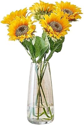 Amazon Co Jp 透明 ガラス 花瓶 カラー ガラス フラワーベース ガラス製 花瓶 花器 ヨーロピアンスタイル クリア フラワーベース 硝子瓶 北欧風 花器 おしゃれ 美しい 高級感 セメントカラフル 北欧風 ホーム キッチン