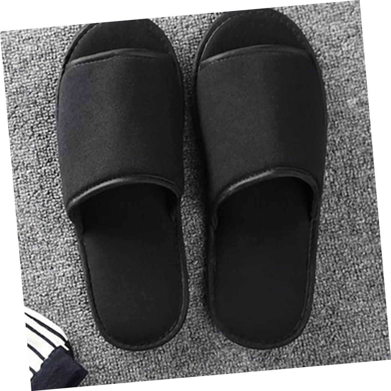 Hemobllo 2pairs Travel Portable Disposable Slippers for Men Women Lightweight Breathable Hotel Slippers for Guests for Spa Salon and Bedroom Use