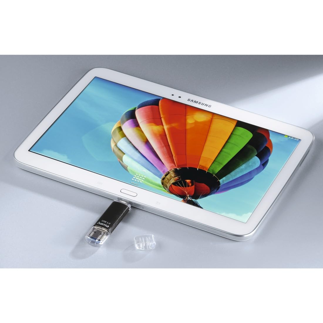 Chiavetta USB "Laeta Twin", USB 3.0, 128 GB, 40 MB/s, colore nero