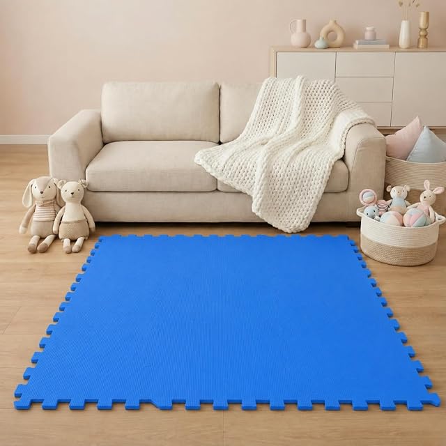 LittleTom 9 Piezas Alfombra Bebé Desde el Primer Mes - 30x30 cm Colchoneta de Espuma EVA Acolchada