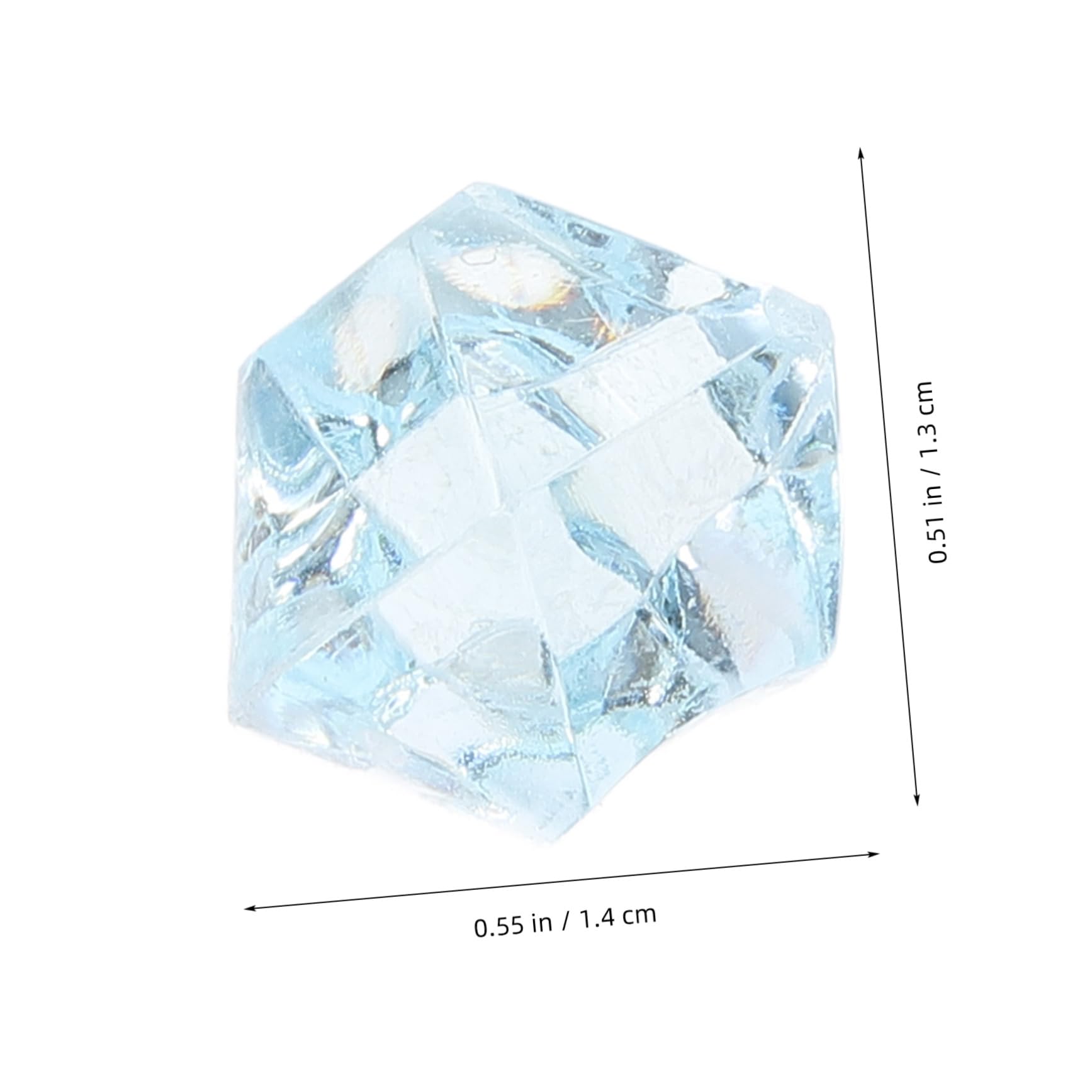 BESPORTBLE Decorative Crystal Pebbles for Fish Tanks Transparent Aquarium Rocks Versatile Fillers for Goldfish Tanks and Centerpieces