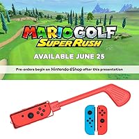 Vista 7 de Golf Clubs2 Pack SetCompatible with Mario Golf Super Rush , For Switch Game