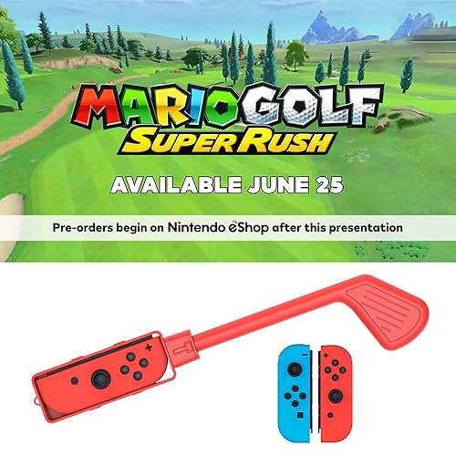 Miniatura 7 de Golf Clubs2 Pack SetCompatible with Mario Golf Super Rush , For Switch Game