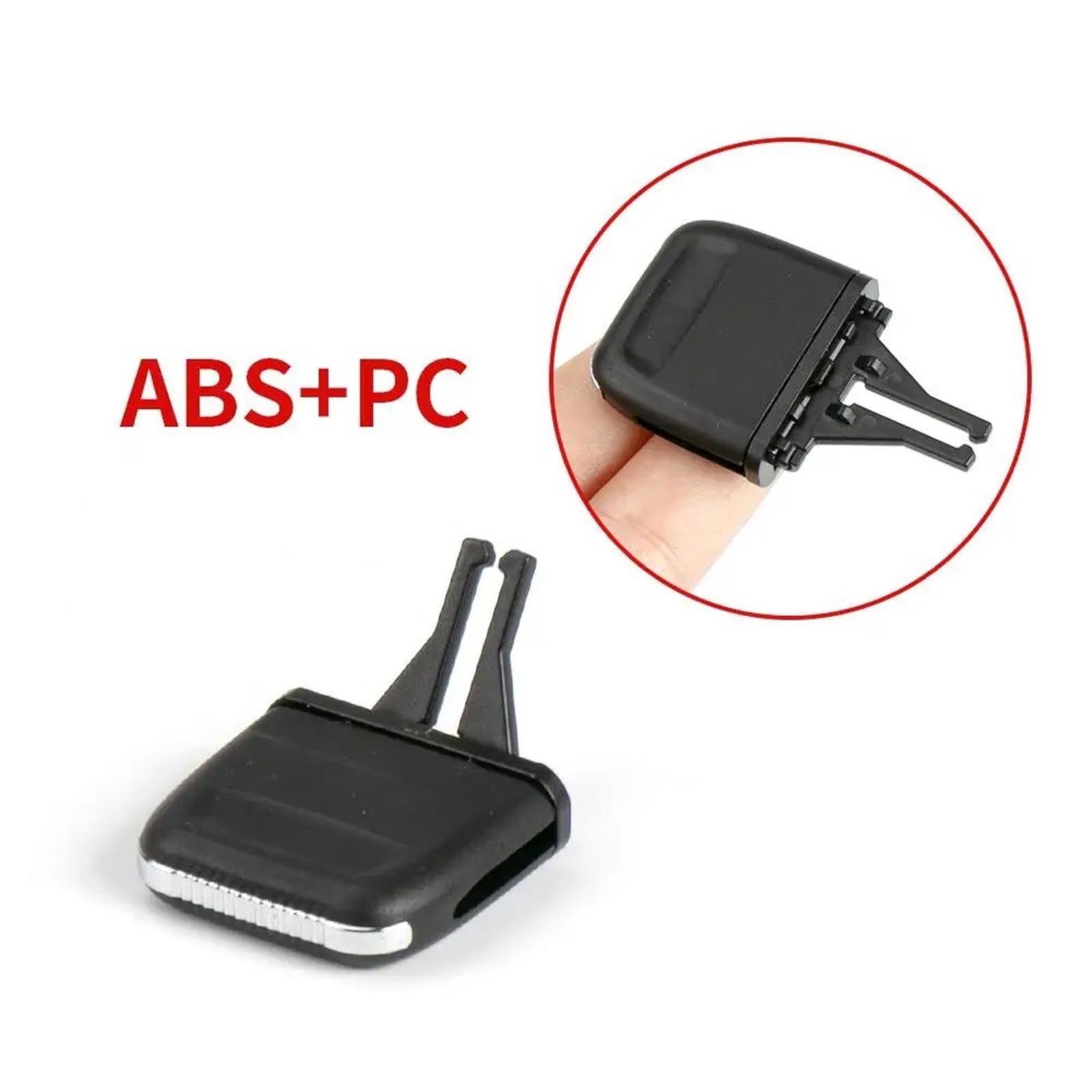 BTFWM Interni auto cruscotto anteriore griglia di ventilazione AC presa linguetta clip manopola scorrevole, for Porsche, Boxster Cayman 981 2013-2015 Supporto per bocchetta di aerazione