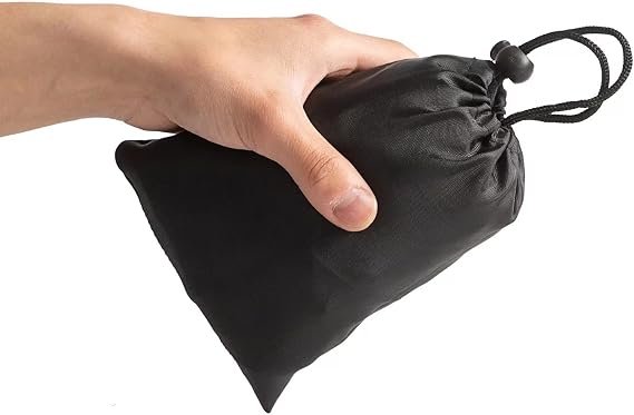 Inflatable Travel Pillow - 100% Soft Velvet Neck Support for Traveling, Airplanes, Trains, Cars, and Offices with Compact Carrying Bag, Breathable and Washable Cover, Ideal for Adult Sleepers -Black