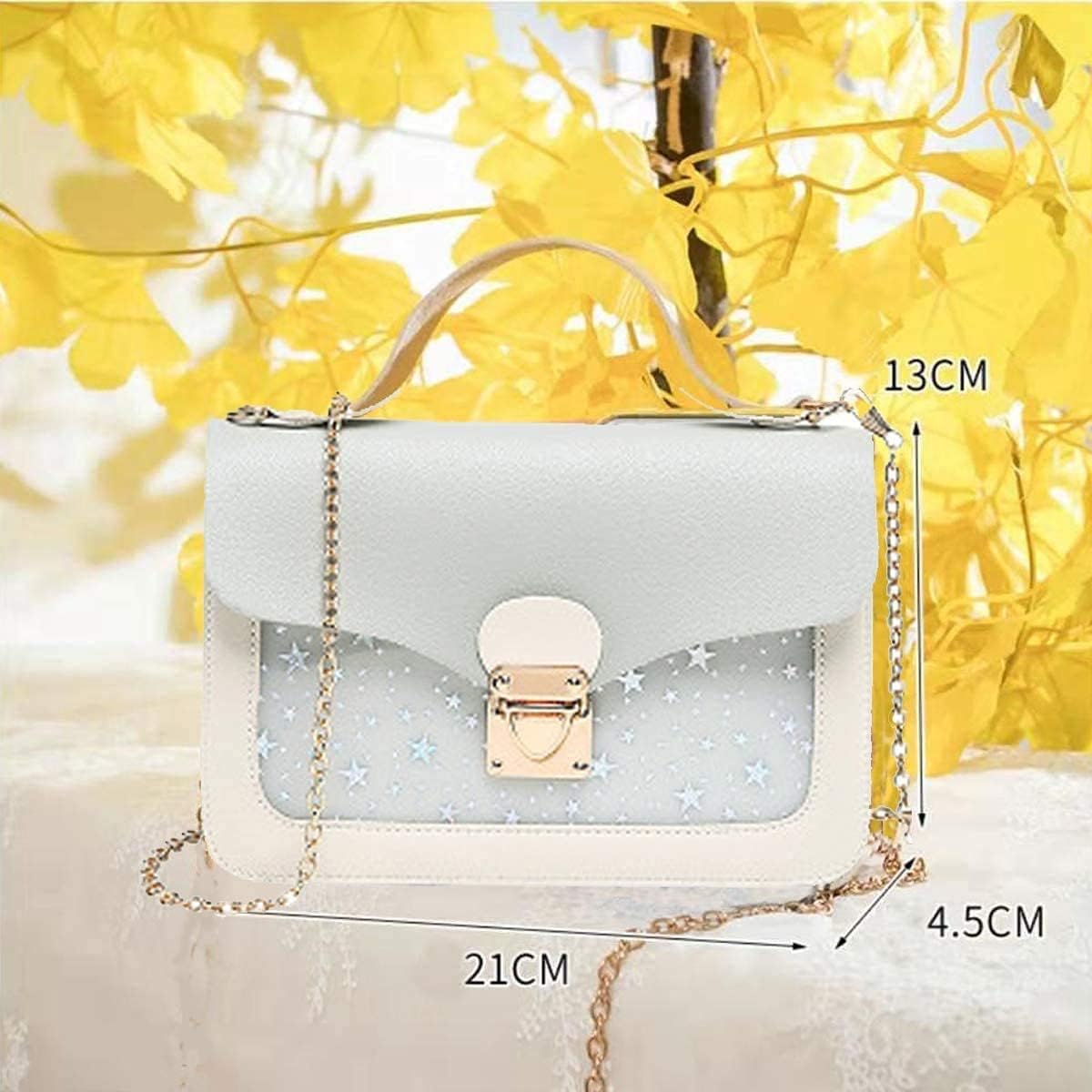 Girls Chain Shoulder Bag, Princess Handbag With Detachable Three-Layer Mezzanine - Birthday Gift