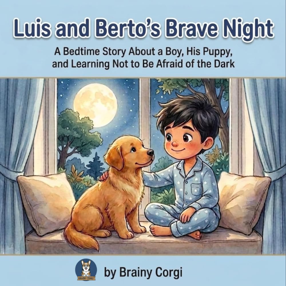 Luis and Berto's Brave Night: A Bedtime Story About a Boy, His Dog, and Learning Not to Be Afraid of the Dark