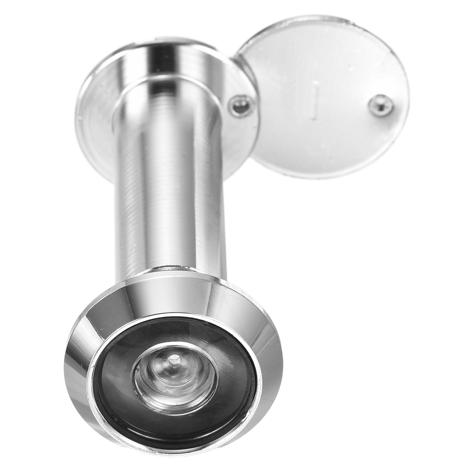 PATIKIL 9/16" Door Viewer Peephole 180-Degree Door Viewer Fits 2-3/16" to 3-3/4" Door Peep Hole with Rotating Privacy Cover for Home Office Hotel Silver