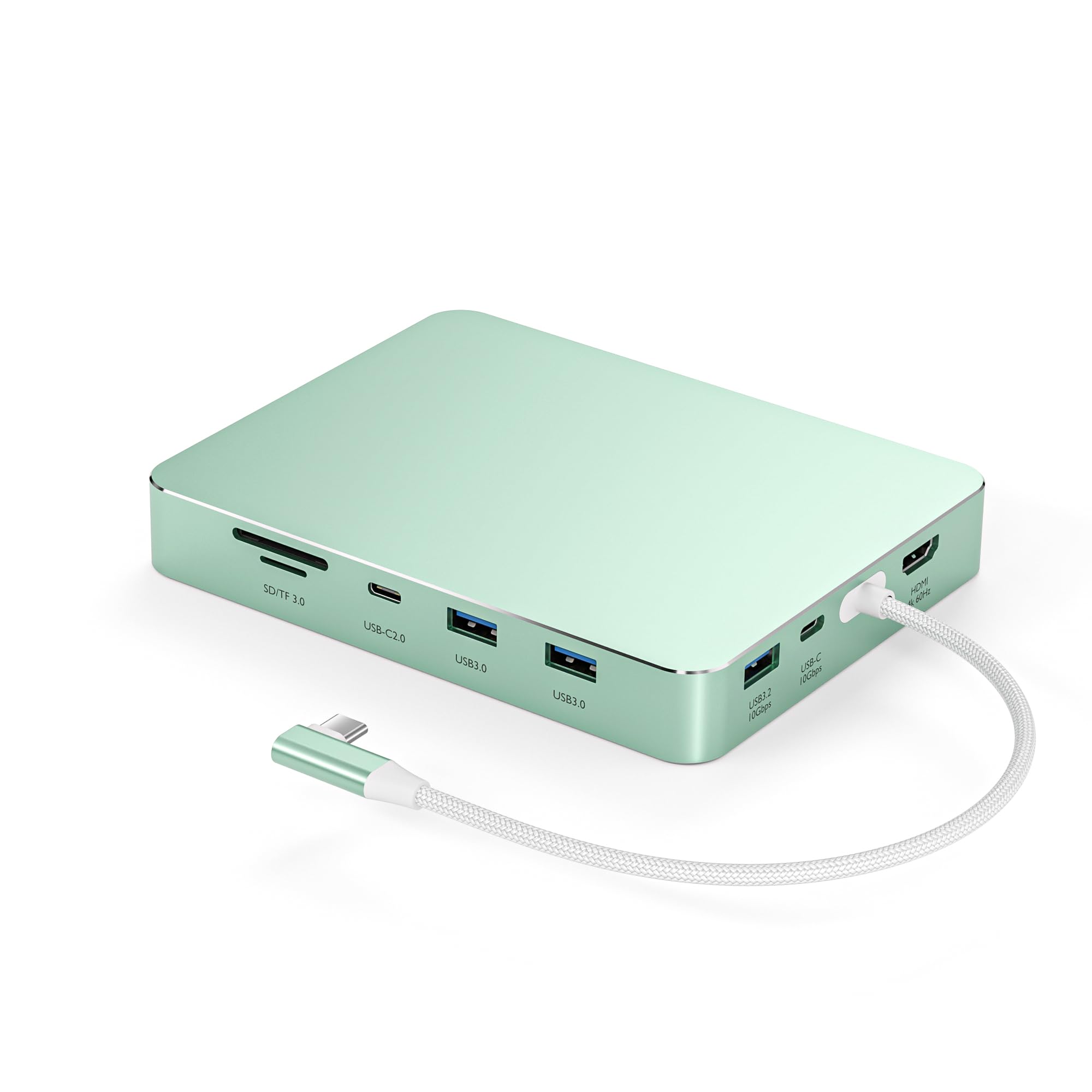 Hub USB C pour iMac 24" 2021/2023/2024, hub USB 8 en 1 pour iMac avec extension SSD M.2 (SSD non inclus), avec USB A/C 3.2 10 Gbit/s, SD/TF, station d'accueil HDMI iMacM1 M3 M4