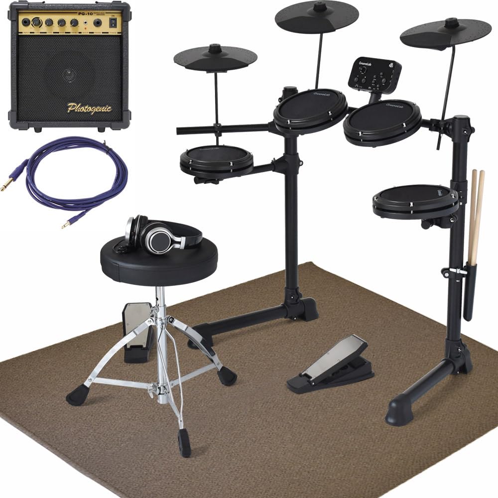 Amazon | GrooveLab グルーヴラブ 電子ドラム メッシュパッド仕様 