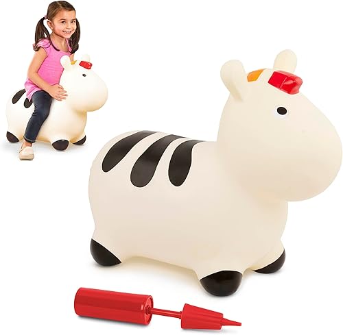 Miniatura 10 de Battat Gorila inflable - Bomba de aire incluida - Animal hinchable - Suave y seguro - 18 meses + - Hoppin' Dino