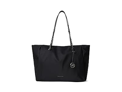 MICHAEL Michael Kors Georgia Large Top Zip Tote Tote Handbags Black : LG, Nylon/Polyester