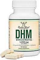 Vista 1 de Tabletas de dihidromiricetina (DHM) DHM1000 - Suplemento DHM más potente del mercado - 1,000 mg (30 unidades) mejorado con electrolitos