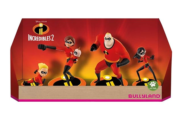 Bullyland 13289 - Juego de Figuras de Walt Disney Los Increíbles 2
