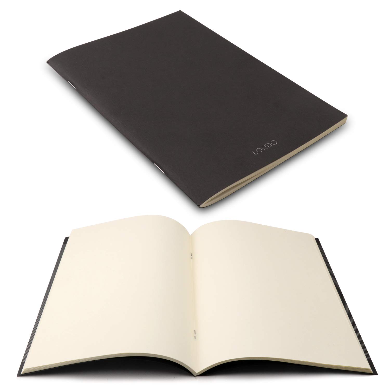 Londo Portfolio Vera Pelle Blocco Note Chiusura Scatto Cartella Elegante Funzionale