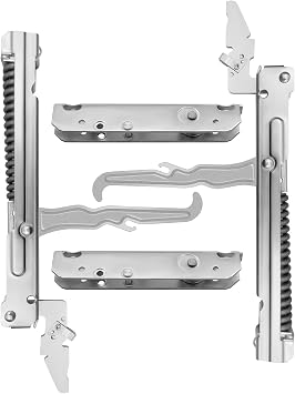 Upgrade 318024747 Oven Door Hinge Fit for Frigidaire Kenmore Sears Ovens and Ranges, Range Door Hinge Replace 318328010 318024715, Stainless Steel, 2 Pcs