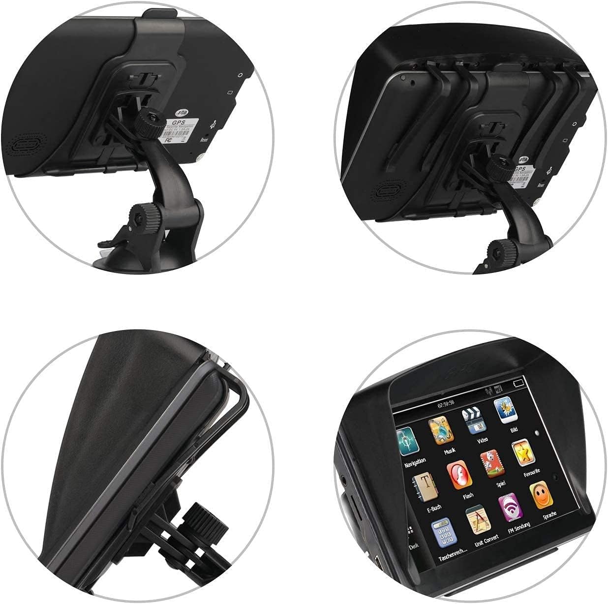 Nеw Prоduсt GPS Navigation for Car, Latest 2021 Map 7-Inch HD Touch Screen 256-8GB Navigation System, with Voice Guidance and Speed ​​Warning, Lifetime Free Map Updates