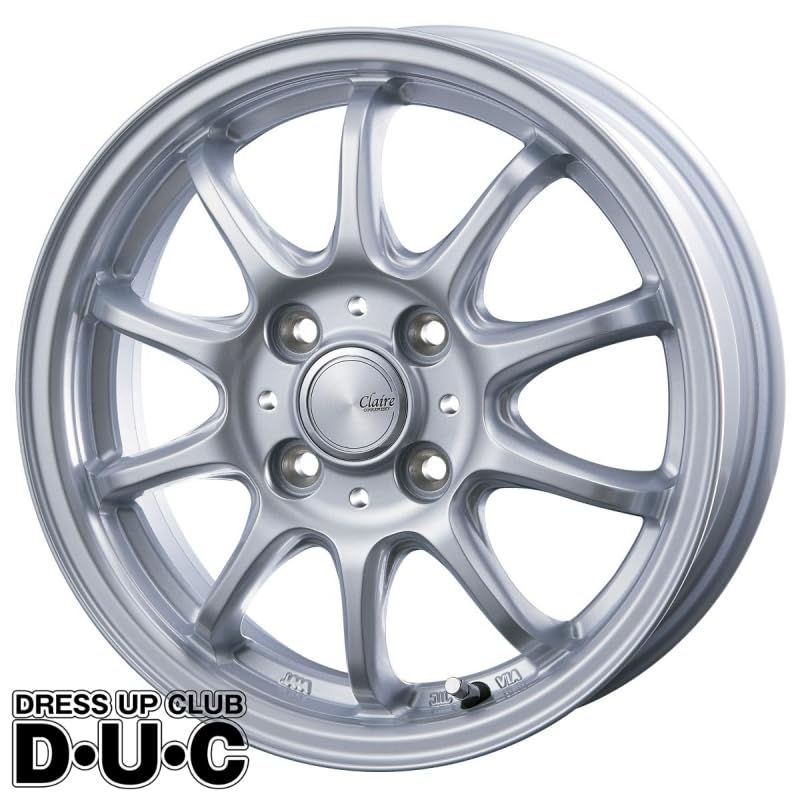 Amazon.co.jp: 14インチアルミホイール 4本セット CLAIRE/クレール