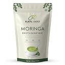 Rural Dotz Moringa Broth Soup Mix (100g) | Makes Up to 33 Cups | Instant Moringa soup | Broth Powder | Murungai Keerai Powder | Drumstick Leaves | No Preservatives | Simply Add Hot Water gallery image