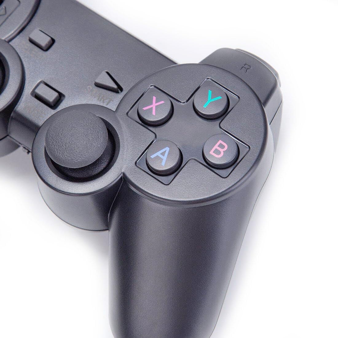 Retro Handheld Spielkonsole, 256G Plug and Play Retro Emulator Konsole Videospiel mit 60,000 Spielen, 2.4G Drahtlose Dual-Controller Handheld Spielkonsole für Fernseher