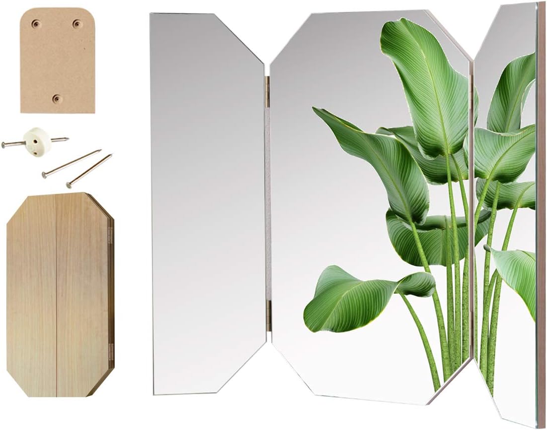 ✿レトロ✿可愛いアイアン装飾 ラタンフレーム 全身鏡 姿見