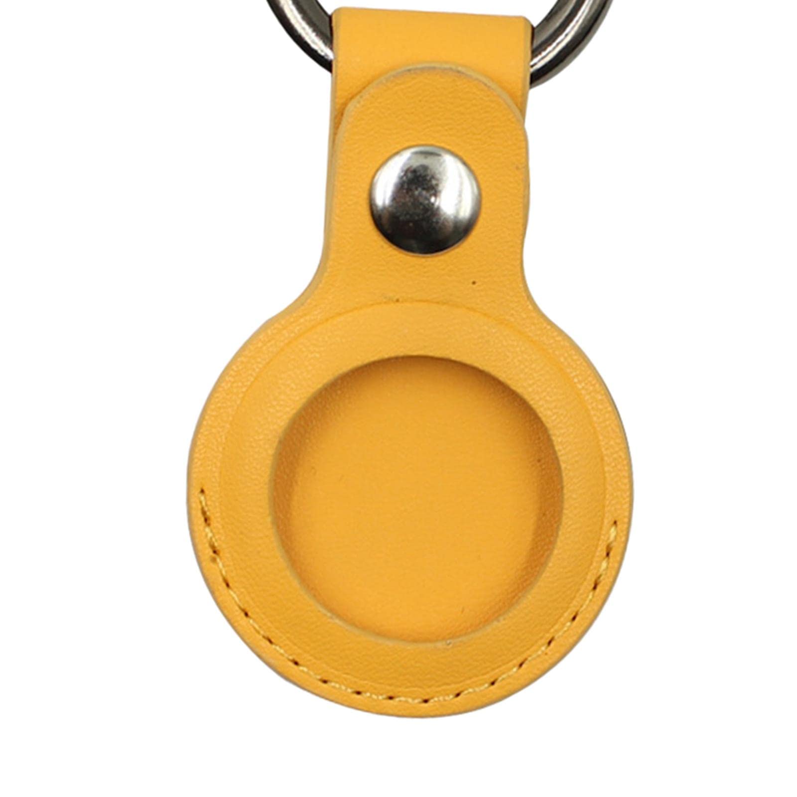 CALANDIS Pu Protective Cover Case Sleeve Protector for Airtags Tracker Yellow-image-29