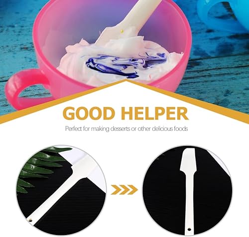 Miniatura 8 de 2 espátulas de silicona pequeñas espátulas de goma sin costuras, resistentes al calor, antiadherentes, raspadores flexibles para hornear, espátulas