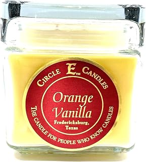 Orange Vanilla Scent, Large Size Jar Candle, 32oz, 2 Wicks