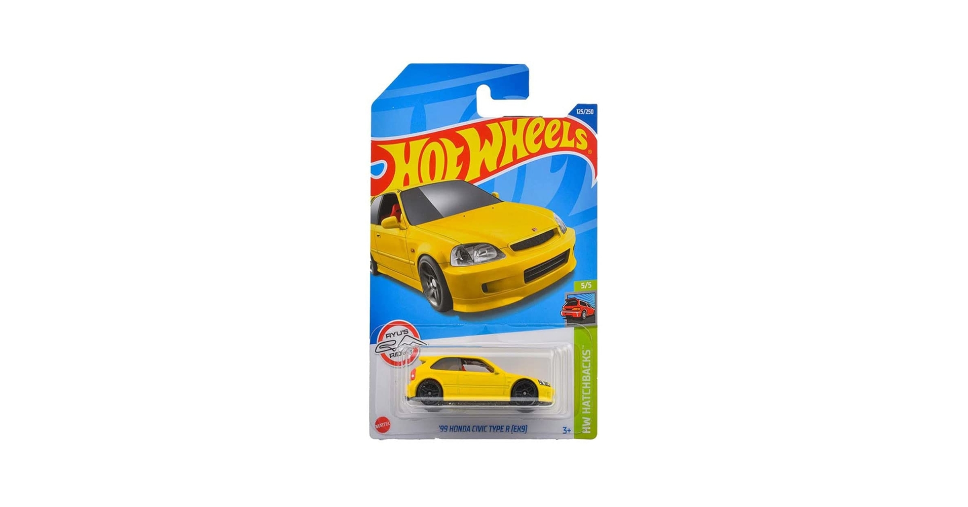 Amazon.com: Hot Wheels 2022 - '99 Honda Civic Type R [EK9