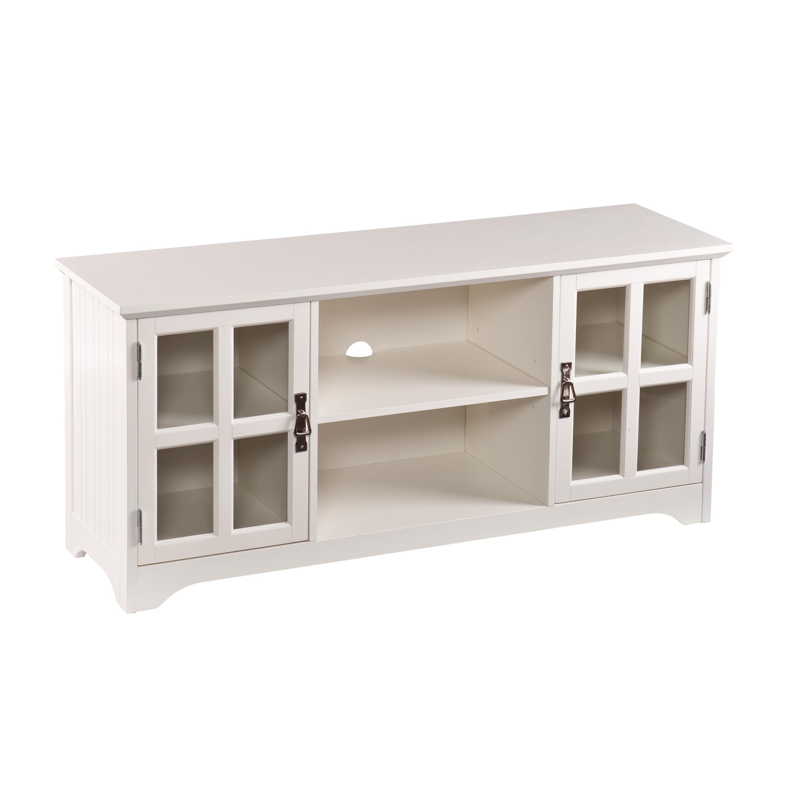 SEI Furniture Remington TV Storage Media Stand, White (AMZ8099)