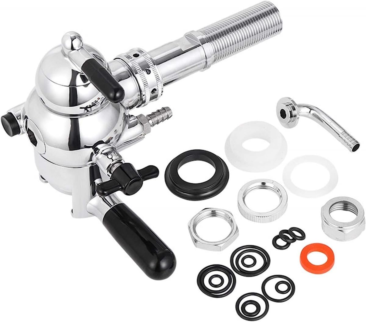 Grifo para Barril de Cerveza, Grifo para Barril Inoxidable, dispensador de Grifo de Cerveza, dispensador de Cerveza, Grifo de llenado de Cerveza para Barra de extracción de Espuma