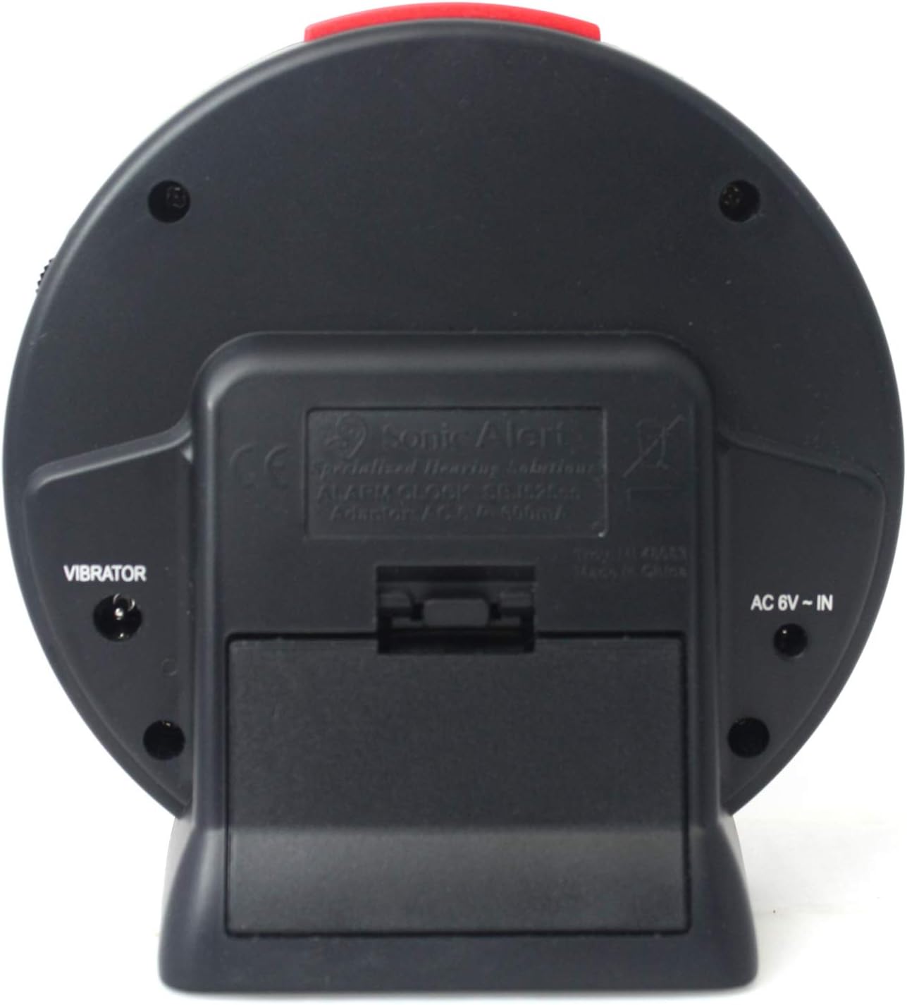 Sonic Alert Junior Sonic Bomb Extra Loud Alarm Clock with vibrating shaker pad- UK Version by Geemarc Telecom