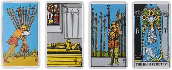 Classics Waite Tarot Card Divination Personal Use Rider Tarot Deck Full English Russian Version Oracles Deck for Girl Board Game Forecast(English Version)