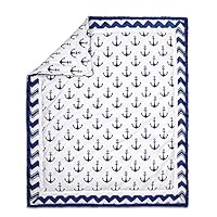 Algopix Similar Product 11 - Navy Blue and White Nautical Theme Baby