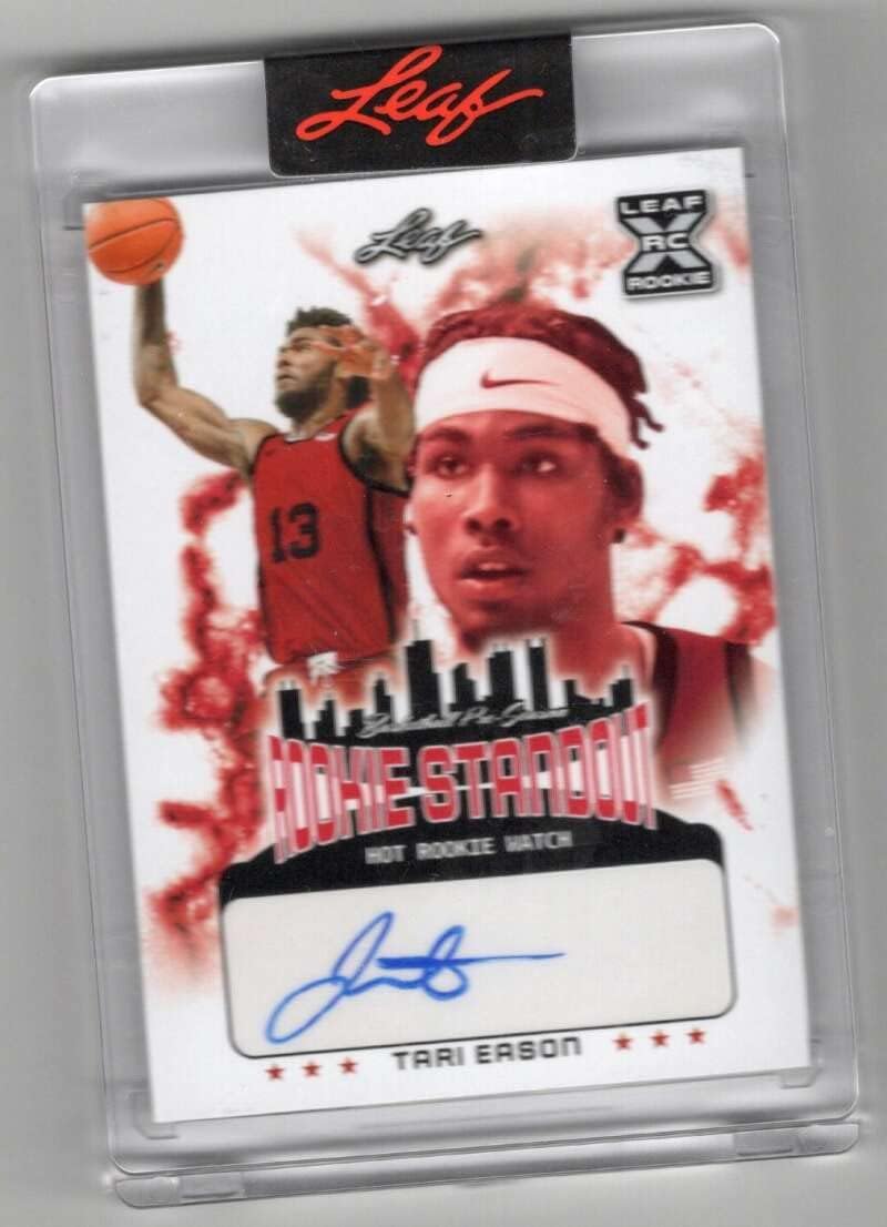 TARI EASON RC AUTO 2021-22 Leaf Rookie Srandout Autograph 49/149#RS-TE1 Rockets MT-MT+ NBA Basketball