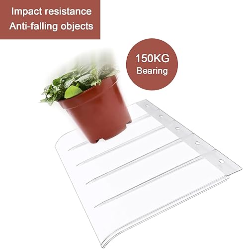 Miniatura 6 de Toldo invisible para ventana, toldo para puerta, puerta delantera al aire libre, toldo para patio, cubierta moderna de policarbonato, protección UV